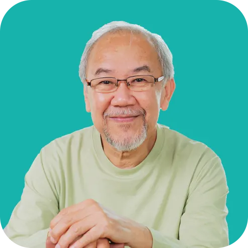 Ilustrasi kategori kesehatan: Lansia usia 60+ Tahun